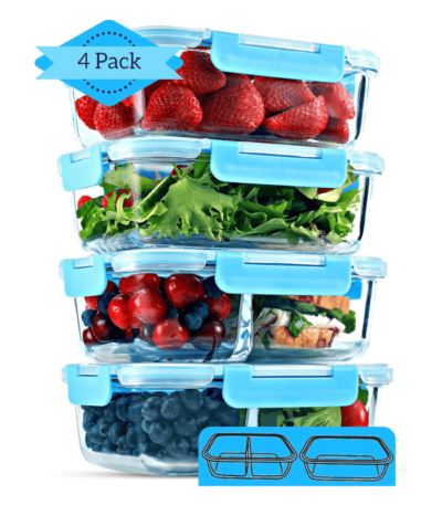 Glass Food Storage Containers with Lids