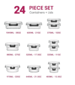 Containers for Meal Prep or Leftovers