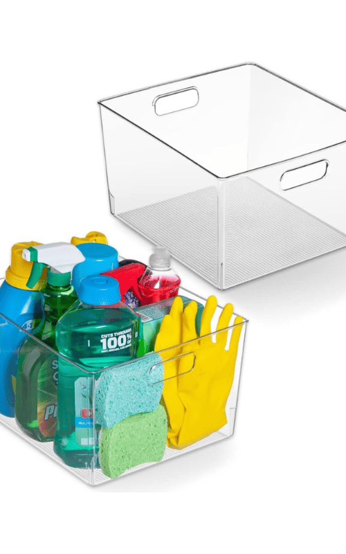 Plastic Storage Bins -XL - Pack of 2