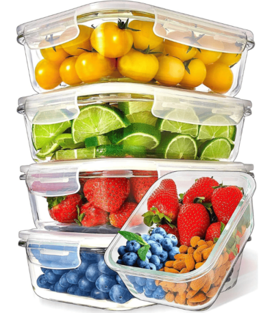 Hermetic Glass Storage Box with Lids