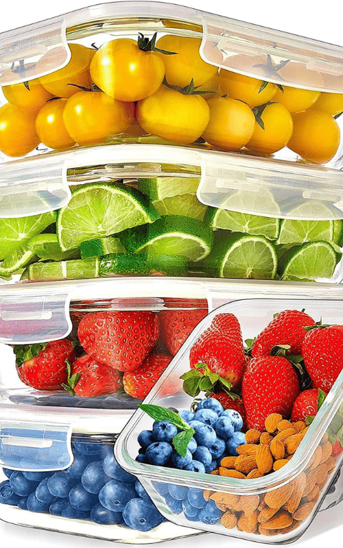 Hermetic Glass Storage Box with Lids