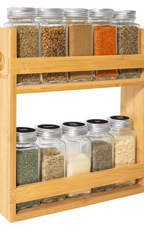 2-Tiered Seasoning Holder Organizer Set