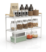Cupboard Stand Spice Rack Organizer