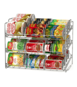 Stackable Alloy Steel Can Rack Organizer