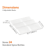 Spice Drawer Organizer Spice Rack