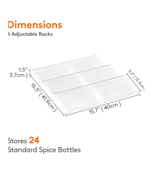 Spice Drawer Organizer Spice Rack