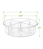 Rotating Spice Rack Food Storage