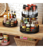 Steel Rotating Spice Racks with Turntable