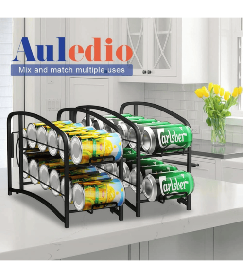 Stackable Beverage Can Dispenser Rack