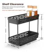 Slide Out Spice Racks Organizer