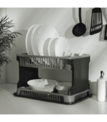 2Layer Rattan Dish Drainer 1X10