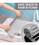 Foldable Stainless Steel Dish Drainer