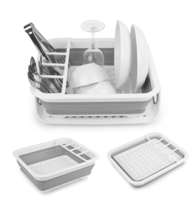 Collapsible Dish Rack for Small Kitchen