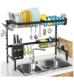 Dish Drainer with Cutting Board Holder