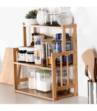 3 tier Standing pantry Shelf for Countertop