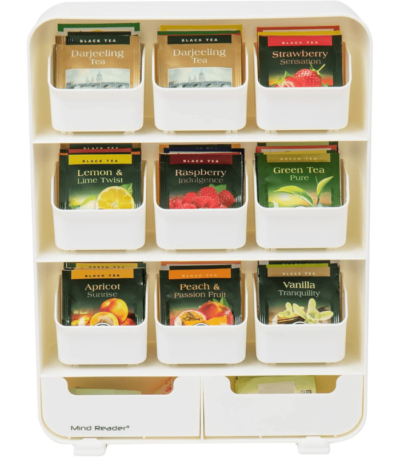 Tea Bag Holder And Condiment Organizer
