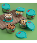 Stainless Steel Kitchen Containers Set Of 6
