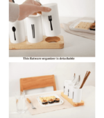 Plastic Self Draining Cutlery Holder Stand