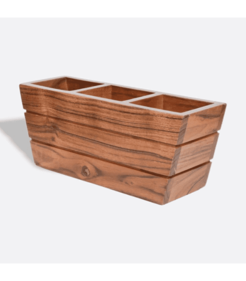 Wooden Cutlery Holder for Dining Table