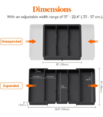 Utensil Organizer for Kitchen Drawers