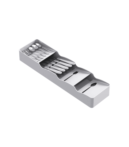 Narrow Silverware Tray for Kitchen Drawers