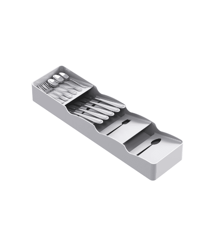 Narrow Silverware Tray for Kitchen Drawers