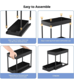2 Tier Under Sink Organizer for Kitchen