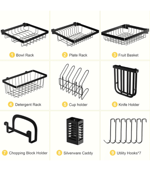 Over The Sink Adjustable Dish Rack