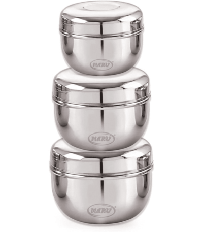 Stainless Steel Storage Containers Set