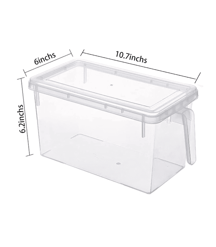 Square Food Storage Organizer with Lids