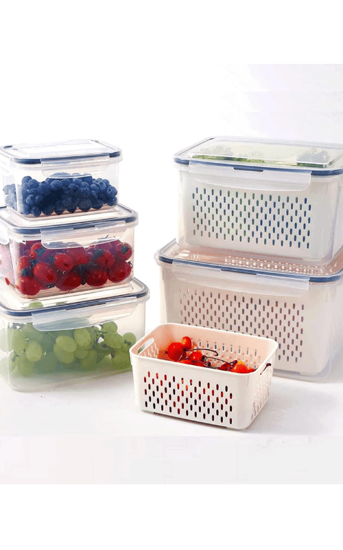 5-Piece Fruit Storage Containers for Fridge
