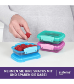 Food Containers With Contrasting Clips