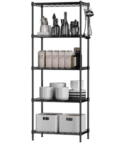 5 Shelves Unit Metal kitchen Storage Rack