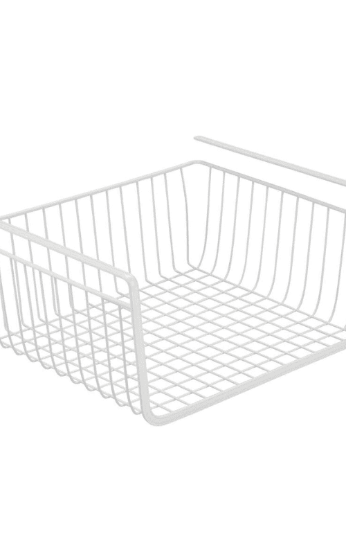 Metal Under Shelf Hanging Storage Bin