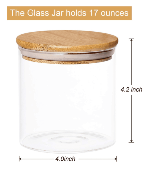 Glass Kitchen Clear Container for Food Storage