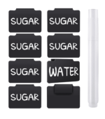 Pantry Basket Label Clip with White Chalk