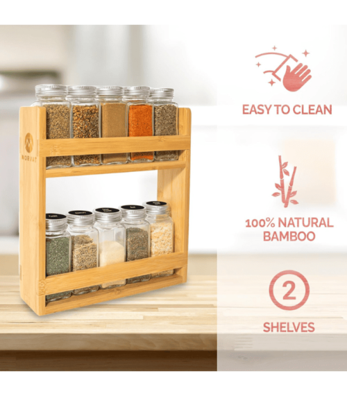 2-Tiered Seasoning Holder Organizer Set
