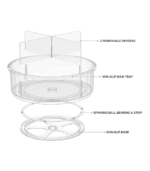 Rotating Spice Rack Food Storage