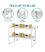 Metal Pantry Storage Shelves Rack
