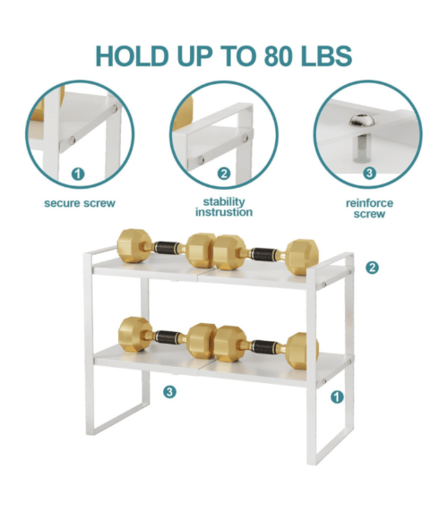 Metal Pantry Storage Shelves Rack
