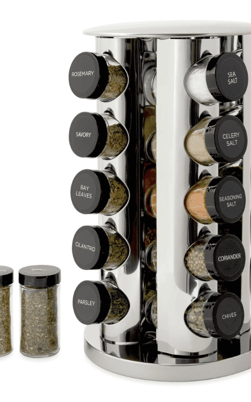 20-Jar Countertop Rack Tower