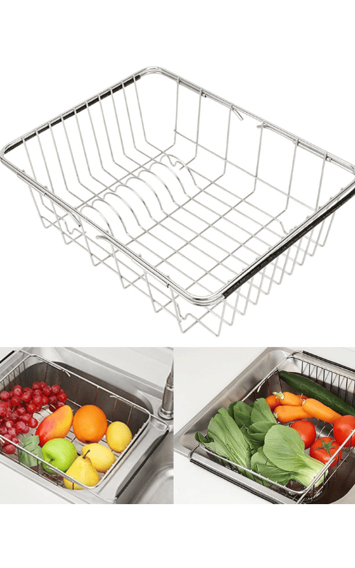 Stainless steel Expandable Dish Rack