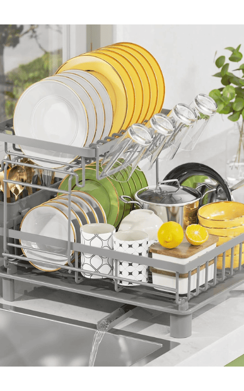 Durable Stainless Steel Dish Racks for Kitchen Counter