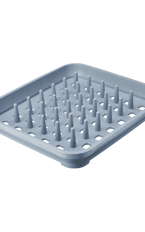 Draining Dish Plate Rack with pegs