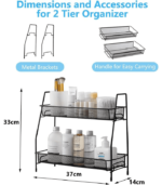 Exrp Multi-Purpose Countertop Organizer for Kitchen & Bathroom