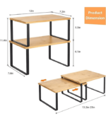 Stackable & Expandable Cabinet Shelf