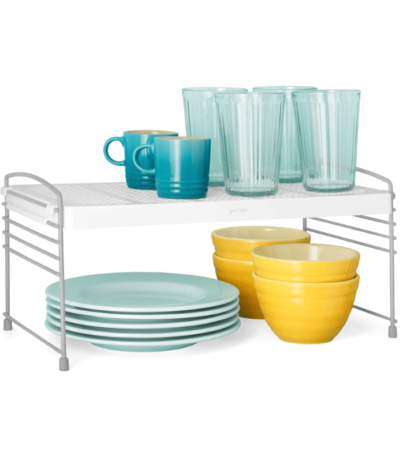 Adjustable Cabinet Shelf Organizer for Counter