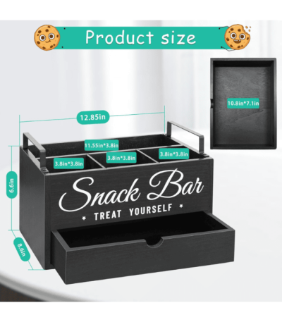 Snack Organizer for Countertop