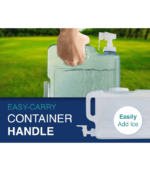 Plastic Slimline Beverage Container 1.25-Gal