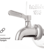 Glass Beverage Dispenser with Spigot